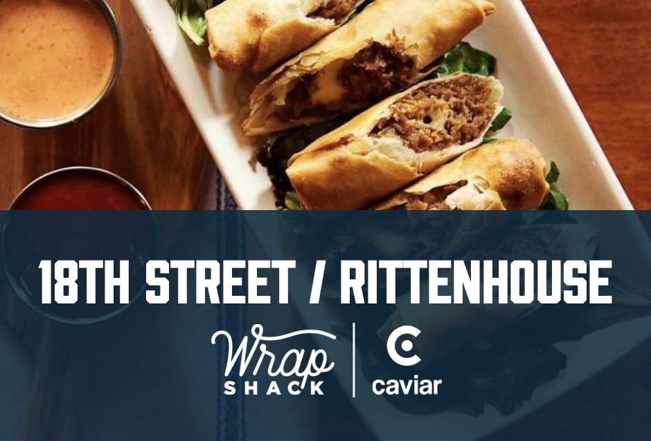 Order Wrap Shack for Delivery Using Caviar Today from our 18th Street Location in Rittenhouse Square